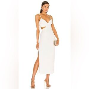NWT Bardot White Cutout Gown